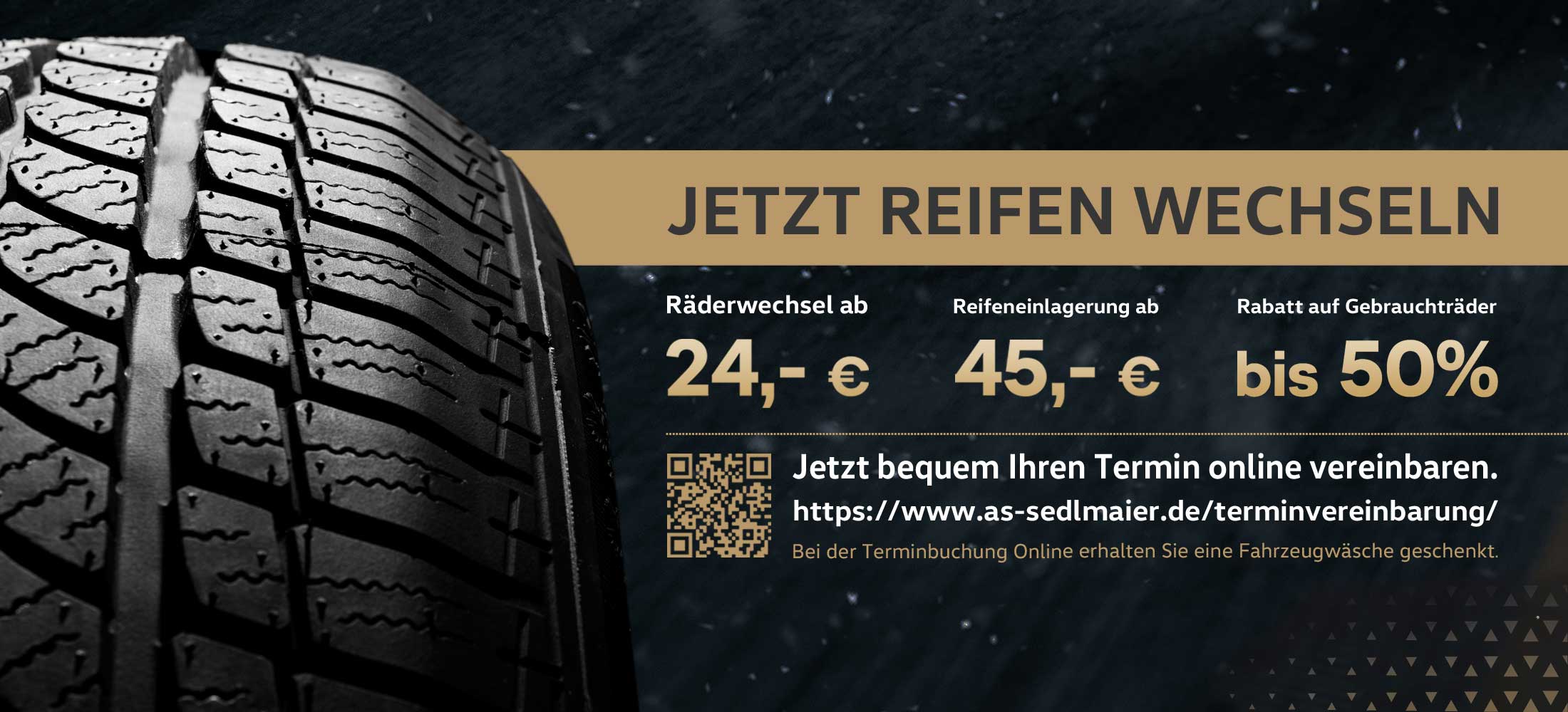 Infografik zum Räderwechsel Samstag von Autohaus Sedlmaier in Eching-Weixerau