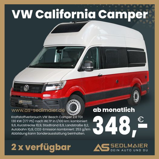 VW California Camper Sedlmaier Angebot
